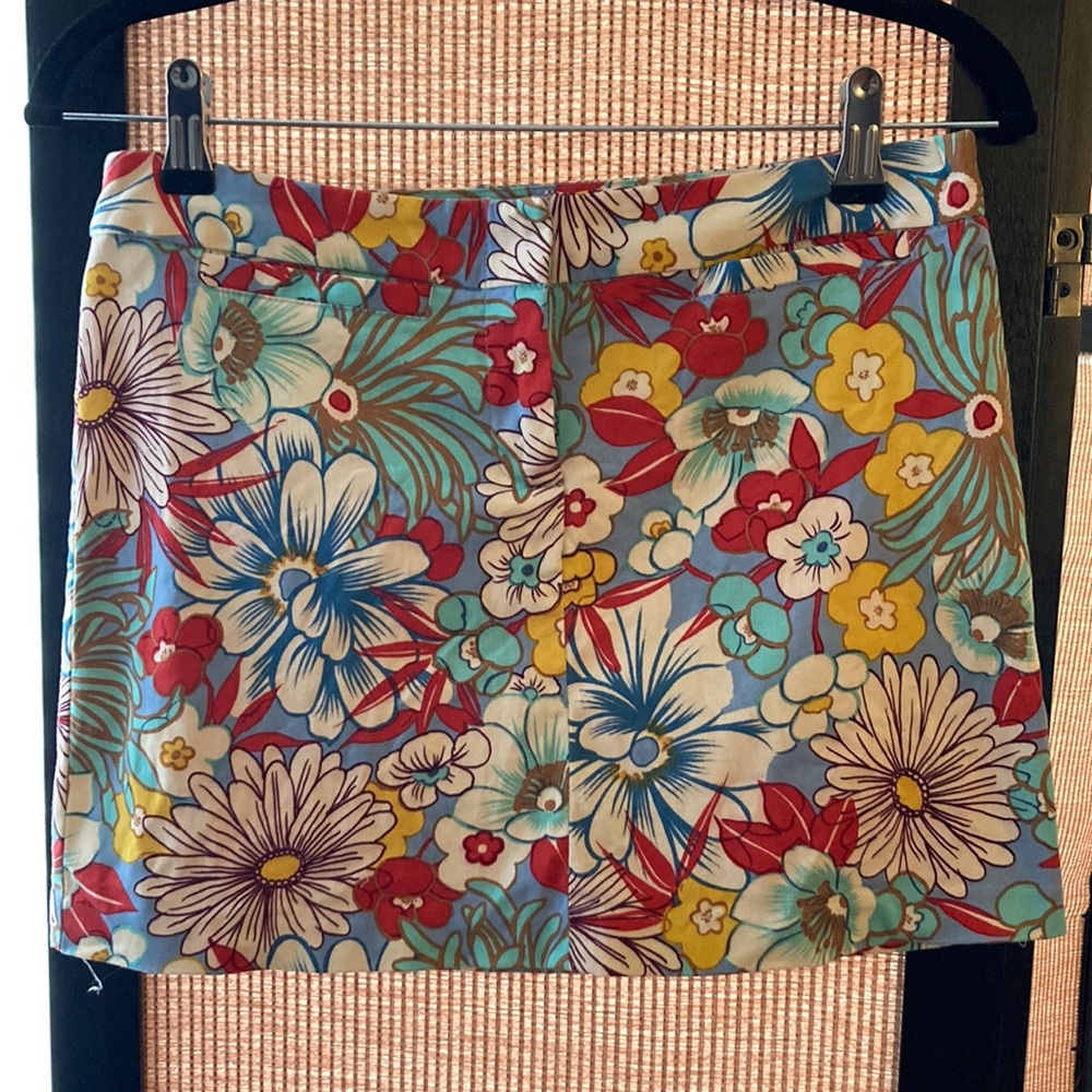 Tropical floral skirt sz4